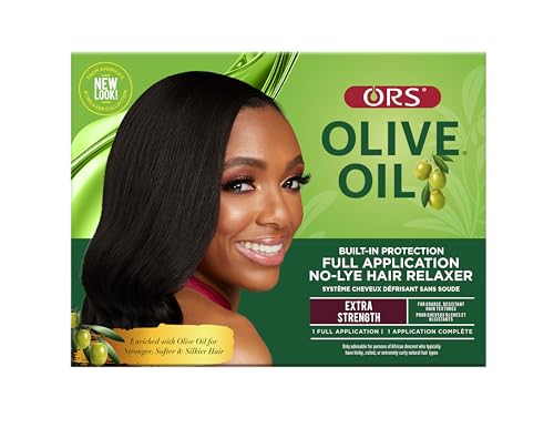 ORS : Olive Oil Built-In Protection Full Application No-Lye Hair Relaxer Extra Strength