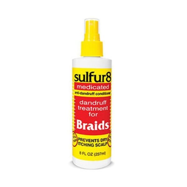Sulfur8 Anti-Dandruff treatment for braids spray