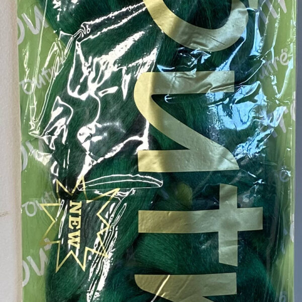OUTRÉ : Hair Braiding Extension Colour Dark Green