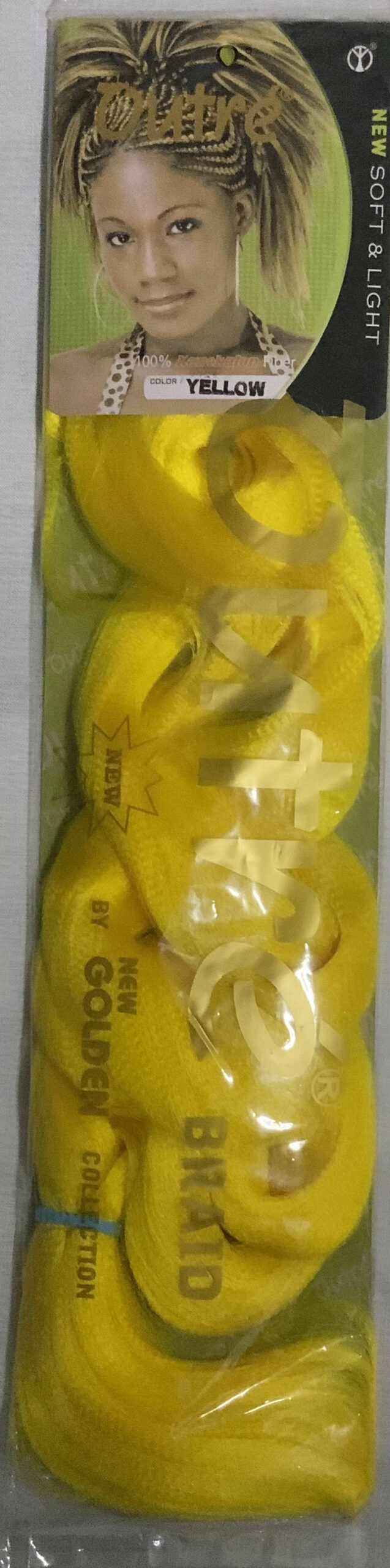 OUTRÉ : Hair Braiding Extensions Colour Yellow