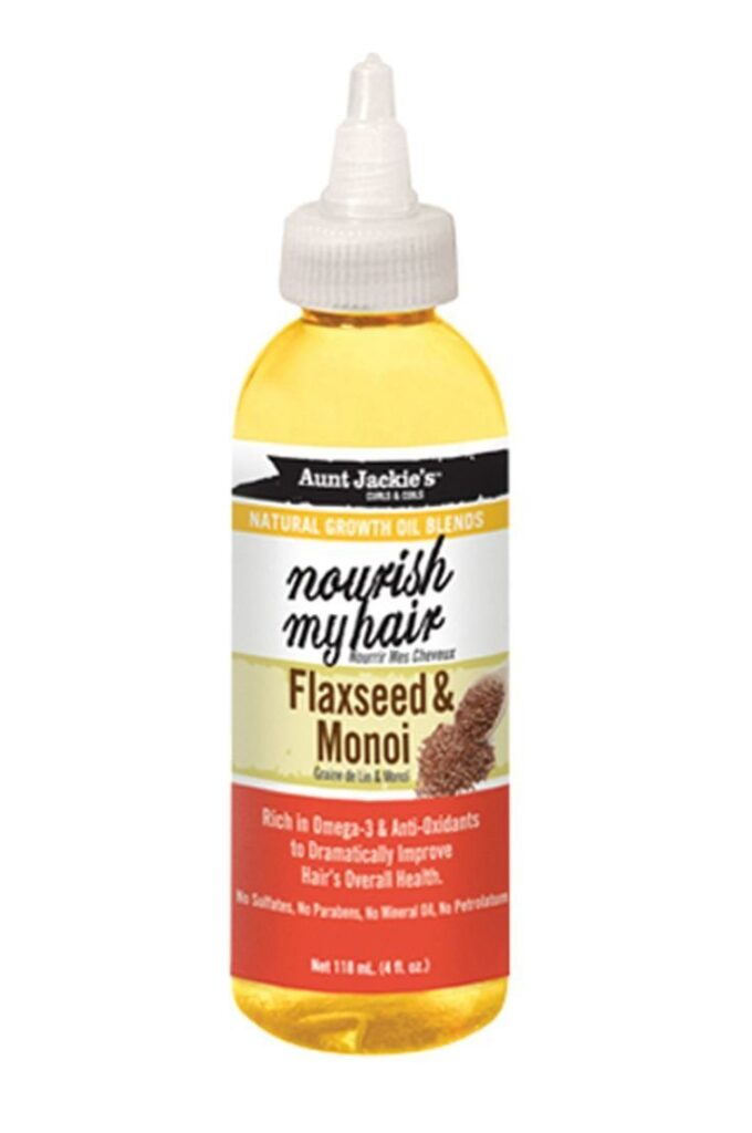 AUNT JACKIE'S Nourish My Hair Flaxseed & Monoi Oil africana hair