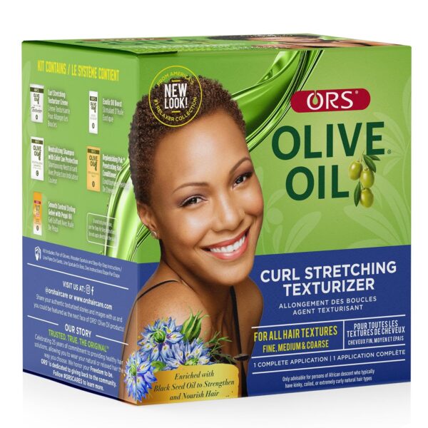 ORS : Olive Oil Curl Stretching Texturizer Kit with the Power of Exotic Oils - All Textures