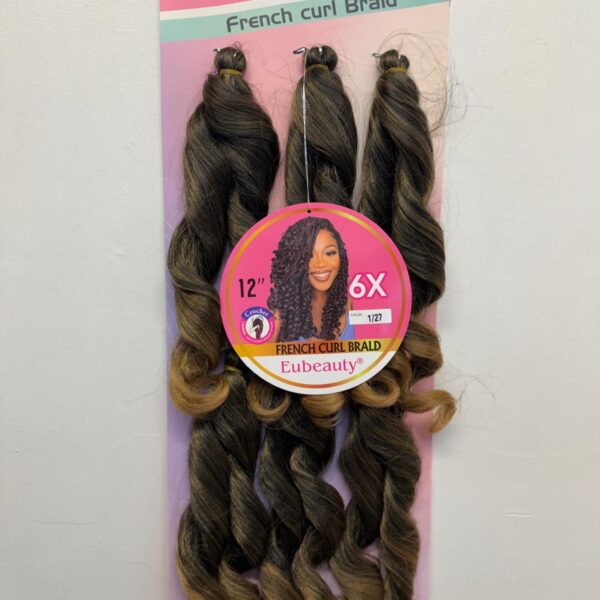 Eubeauty 12" French Curl Braid Colour 1/27