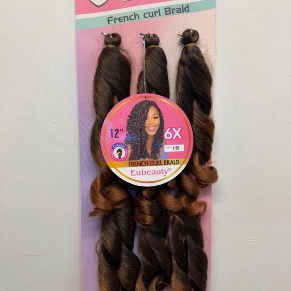 Eubeauty 12" French Curl Braid Colour 1/30